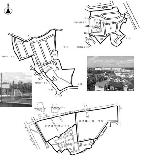 奈良県北葛城郡上牧町2014年6月30日住居表示住所変更区域図他１