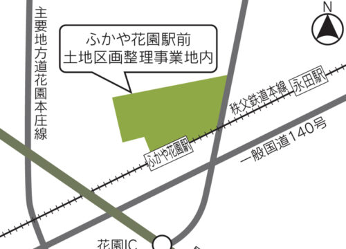 埼玉県深谷市2023年10月7日区画整理事業住所変更区域図他１