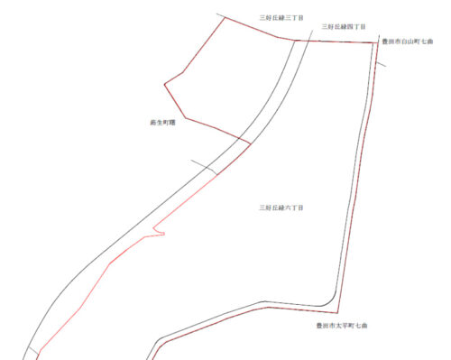 愛知県みよし市2024年4月1日町の区域及び名称変更住所変更区域図他１